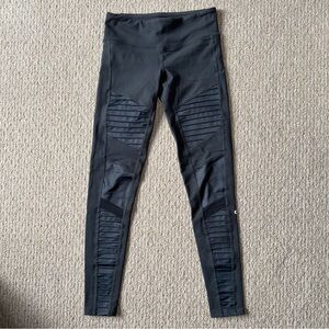 ALO YOGA Grey leggings with texture